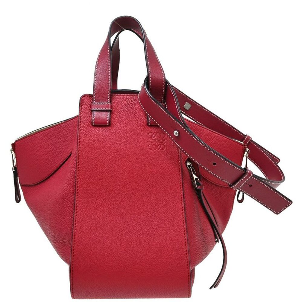 Loewe Hammock Leather Pink Leather Handbag